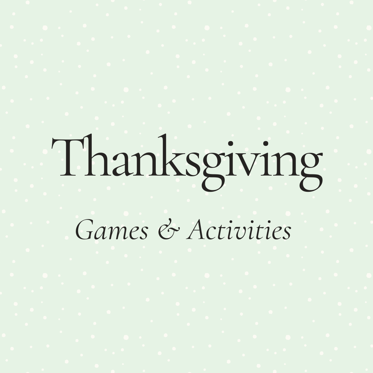 Thanksgiving