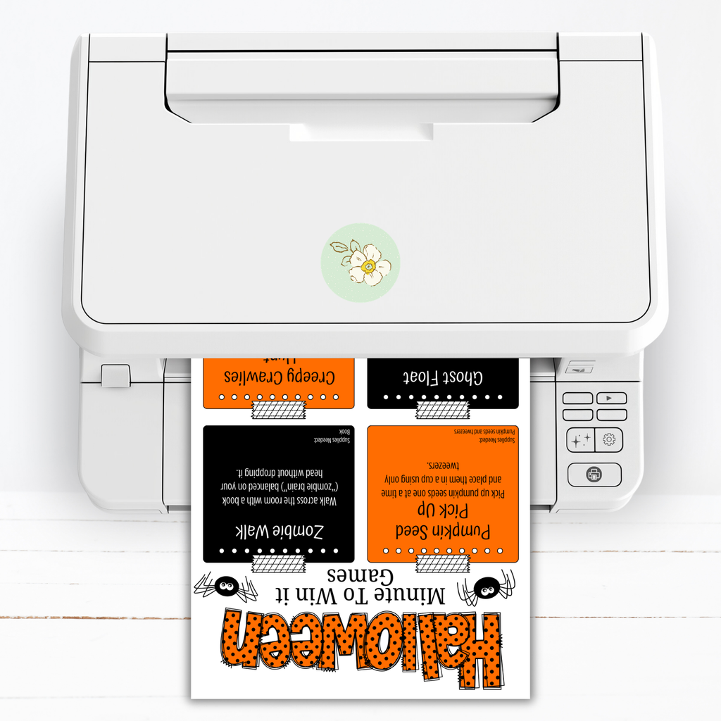 Halloween Minute to Win It Games | 36 Printable Party Games