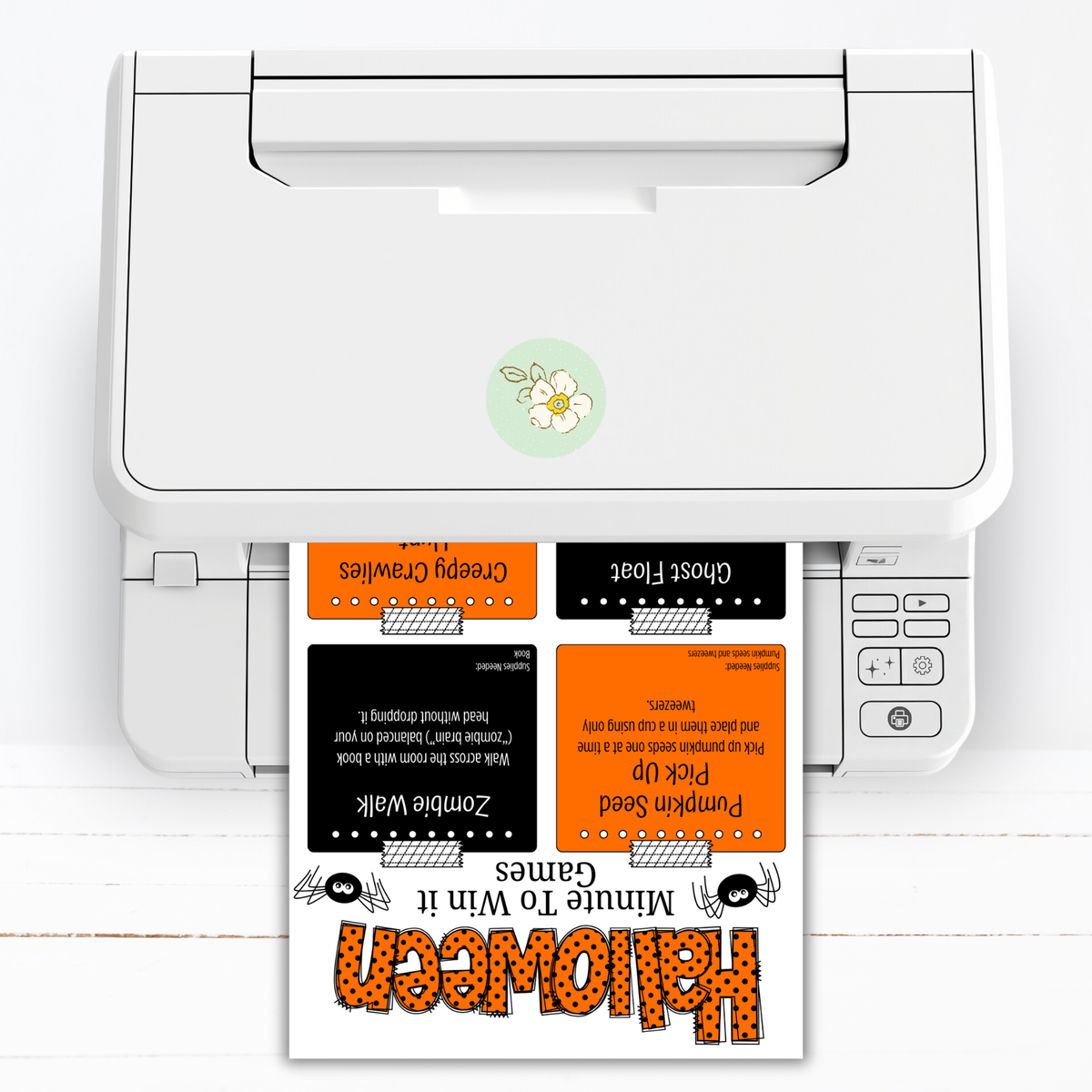 Halloween Minute to Win It Games | 36 Printable Party Games